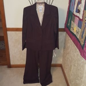 NWT Brown Pant Suit by Ultra Dress New York